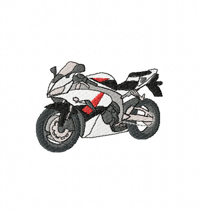 Honda CBR1000-RR Fireblade 3 Colour Embroidery Design