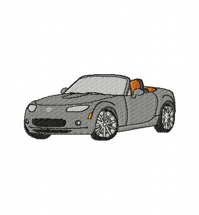 Mazda MX5 Mk3 Embroidery Design