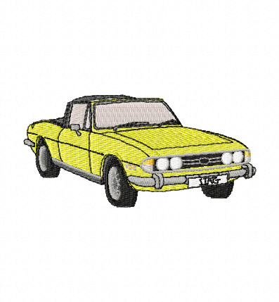 Triumph Stag Embroidery Design